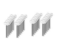 Kznifmk Exprimidor de Tubo de Metal 24 Exprimidor de Pasta de Dientes Rodillo de Tubo de Metal Exprimidor de Pintura Aparato de