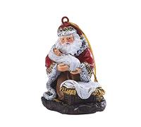 Kznifmk Feliz AñO Adornos de Navidad Resina Adornos de Papá Colgante Decoraciones para el Hogar