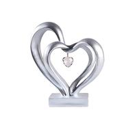 Kznifmk Figuras de Escultura de Gesto de CorazóN Moderno Abstracto del DíA de San ValentíN Amor para DecoracióN Regalo de San ValentíN-D