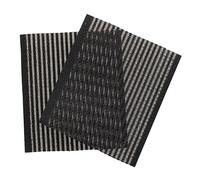 Kznifmk Flequillo Clip Magia Pasta Mensajes Fleco Pegatinas de Pelo Negro 5 Bolsas