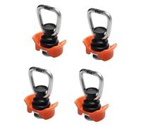 Kznifmk Hebilla de Bloqueo de Órbita de Acero Inoxidable, Hebilla Fija, Elemento en Forma de Llave para Hacer Joyas de Bricolaje