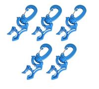 Kznifmk Hebilla de Liberación Rápida de Segunda Etapa de Repuesto para Buceo Regulador de Respiración BCD Abrazadera de Tubo Abrazadera de Tubo de Baja Presión Gancho de Manguera B