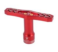 Kznifmk Herramienta de Llave Hexagonal para Rueda de 17 Mm, Tuercas Hexagonales, Coche RC para Neumáticos Todoterreno 1/8 1/10, Coche RC, Neumáticos sobre Orugas, Rojo