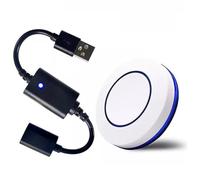 Kznifmk Interruptor de Control Remoto Inalámbrico USB de 5 V CC, Encendido y Apagado para Tira de Luz LED USB, Lámpara de Lectura, Luz, Ventilador, Modelo de Palanca