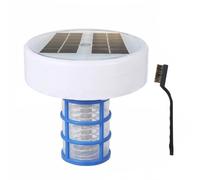 Kznifmk Ionizador Solar para Piscinas, Flotador Ionizador de Cobre para Piscinas, Cambio Automático de Luz LED Multicolor, Limpiador Flotante para Piscinas