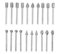 Kznifmk Juego de 20 Brocas para Tallado de Piedra, Uso Versátil para Tallado de Madera, Piedra de Jade, Mármol, Material de Esmeril