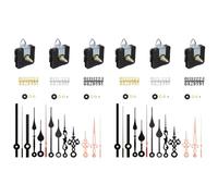 Kznifmk Juego de 6 Piezas de Movimiento de Reloj de Cuarzo con 10 Juegos de Manecillas Que Contiene un Kit de Números para Piezas de Repuesto de Reparación de Reloj
