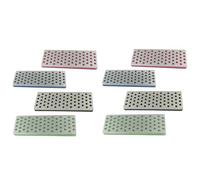 Kznifmk Juego de 8 Piezas Piedra de Afilar de Diamante Portátil para Esquiar en Hielo Snowboard Bordes de Esquí Accesorios de Esquí Afilador de Cuchillos