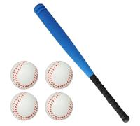 Kznifmk Juego de Bate y Pelota de Béisbol para Niños, Juego de Béisbol de Plástico, Juego Deportivo, Juego de Béisbol, Deportes para Patio Trasero Al Aire Libre B