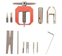 Kznifmk Juego de Herramientas para Quitar Extractor Engranaje Piñón Motor, Herramienta Extractora Engranaje Motor RC, Juego Universal de Extractor del Engranaje Piñón del Motor Rojo