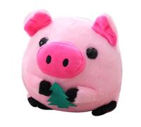 Kznifmk Juguetes Interactivos para Perros Peluche para Mascotas en Movimiento Activo, Juguete Pelota para Perros Movimiento, para Perros con Sonido Felpa Cerdo Lavable D