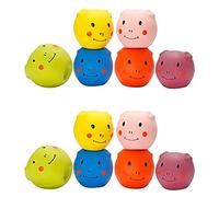 Kznifmk Juguetes para Perros Chirriantes - Lindas Y Divertidas Pelotas de Látex para Perros Pequeños Y Medianos (Paquete de 12)