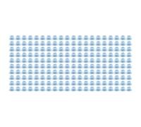 Kznifmk Junta de Sellado A Prueba de Fugas para Grifo, Manguera de Tubo, Junta de Silicona para Tapón de Plomería, Fugas, Azul Transparente, 100 Uds.