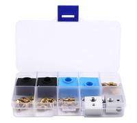 Kznifmk Kit de Actualización de Impresora 3D Boquillas, Bloque Calefactor, de Silicona Juego Completo de Accesorios Kit MK8
