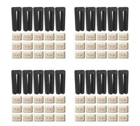 Kznifmk Kit de Equilibrio de Aspas de Ventilador de Techo de 80 Piezas, Que Incluye 20 Piezas Clips de Equilibrio de Ventilador Resistente y 60 Piezas de Peso 3G Autoadhesivo de Metal