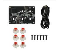 Kznifmk Kit de Mini Teclados con Impresión 3D DIY Botón de Teclado Mecánico DIY Personalizado para Regalo de Win/MacOs