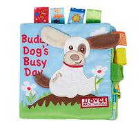 Kznifmk Libros Blandos Temprano Cognitivo Desarrollo Libros Tranquilos Noches Despliegue Educativo Tela de Libro Libro de Actividades Perro