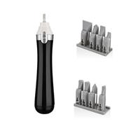 Kznifmk Lijadora Pulidora Eléctrica Recíproca MS148, Miniherramientas de Lijado de Mano para Piezas de Modelos de Plástico, Herramientas de Construcción DIY