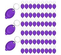 Kznifmk Linterna de UV Mini de 48 Piezas, Luz Negra Portátil, Linterna de 12 Lúmenes, Linterna de Pequeña, Batería Incluida