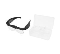 Kznifmk Lupas con Luz, Lentes Lupa para Anteojos para Pasatiempos, Manualidades, Lectura y Trabajo Cercano