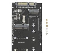 Kznifmk M2 una 2,5 Pulgadas M2 SSD Adaptador Msata una NGFF MSATA SSD una SATA3.0 Placa Adaptadora Tarjeta Convertidora para PC PortáTil