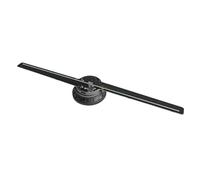 Kznifmk Máquina Publicitaria Rotativa con Pantalla de Ventilador Eléctrico Estéreo con Proyección Holográfica en 3D A Simple Vista de 43 cm y Suspensión de Imágenes Aéreas