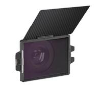 Kznifmk Matte Box con Bandeja para Filtros de 4 Pulgadas X 5,65 Pulgadas, Bandera de Fibra de Carbono para Cámara DSLR Sin Espejo con Lente de 67/72/77/82 mm