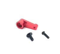 Kznifmk Metal 144001-1263 25T Piezas de Actualización de la Bocina del Brazo Servo para 144001 1/14 RC Car Piezas de Actualización de Repuesto, Rojo