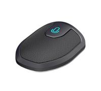 Kznifmk Micrófono de Conferencia USB para Ordenador Mini Función de Silencio Micrófono Omnidireccional para Reuniones para Ordenador Portátil