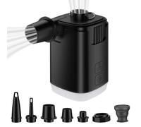 Kznifmk Mini Bomba de Aire Portátil para Inflables: Batería Recargable Integrada de 4000 MAh, 2 Modos de Inflado Más Fuerte/Normal