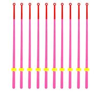 Kznifmk Mini CañA de Pescar de Hielo de Invierno Punta Superior 10 Piezas de Fibra de Carbono CañA de Pescar de Invierno para Accesorios de Pesca Pesca Pehce 12 Cm