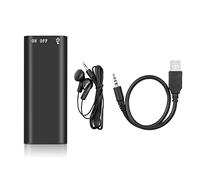 Kznifmk Mini Grabadora de Voz de Audio Digital Activado DictáFono 8G Reproductor de MúSica MP3 EstéReo Almacenamiento de Memoria de 8GB USB (8GB)