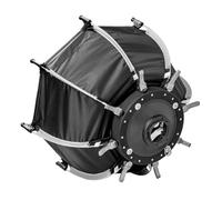 Kznifmk Mini Softbox Portátil con Forma de Paraguas Octagonal + Softbox para Flash de Exterior con Rejilla en Forma de Panal