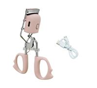 Kznifmk Modelo de Carga USB Rizador de Pestañas Eléctrico Calentamiento Rápido Pestañas Portátiles Permanente Rizado Duradero Clip de Pestañas Térmico B