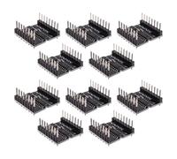 Kznifmk Módulo de Reproductor de MP3 Mini, Placa Decodificadora de Voz MP3, Compatible con Tarjeta TF, Puerto Serie IO de Disco U, AD