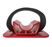 Kznifmk Montaje de Horquilla para Bicicleta, Portaequipajes para Techo de Coche, Adaptador de Montaje de Eje Pasante de LiberacióN RáPida para Bicicleta, Rojo