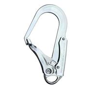 Kznifmk Mosquetón para Escalada en, Aterrizaje en Montaña, 25 KN, Equipo de Operación A Gran Altitud, Hebilla para Exteriores, Gancho con Tratamiento de Cromado