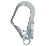 Kznifmk Mosquetón para Escalada en, Aterrizaje en Montaña, 25 KN, Equipo de Operación A Gran Altitud, Hebilla para Exteriores, Gancho Galvanizado