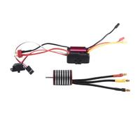 Kznifmk Motor Sin Escobillas A Prueba de Agua con 35A ESC Combo Set para 1/8 1/10 1/12 RC Crawler Car Truck 2430 7200kv