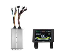 Kznifmk Motores de Alta Potencia Piezas de Conversión Asistidas de Iones de Litio Medidor de Pantalla A Color H-100 con Kit de Sinusoidal de Modos de 60 A