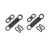 Kznifmk Muelle Oscilante para Silla Colgante, con 4 Una Presión Y Gancho Giratorio de 360, Capacidad de Carga de 250 Kg para Silla Colgante, Hamaca, Yoga, Etc.