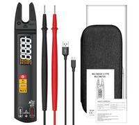 Kznifmk Multímetro 6000 Pinza Amperimétrica de Conteo, Carga en Modo Inteligente, Medición de Resistencia, Capacitancia, Frecuencia, Continuidad