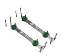 Kznifmk Nivelador de Tuberías de Agua Fría y Caliente de 4 Puntos, Nivelador Fijo, Ayuda de Montaje para Ducha con Calentador de Agua Sin Esfuerzo, 2 Piezas