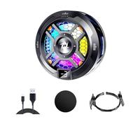 Kznifmk Pantalla Digital, Enfriador de Semiconductores Magnético para Teléfono, Almohadilla de Enfriamiento para Teléfono Móvil con RGB Ajustable para Juegos de Tableta