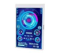 Kznifmk Pantalla Secundaria IPS Tipo C de 3,5 Pulgadas para Computadora CPU GPU RAM HDD Pantalla 320x480 Monitor LCD USB AIDA64 Libremente