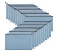 Kznifmk Paquete 20 Bolsas para Dinero 11,5 X 6,1 Pulgadas, Bolsas para Depósitos Bancarios con Cremallera, Bolsas para Dinero Efectivo, Monedas, Cosméticos, Herramientas para Facturas A