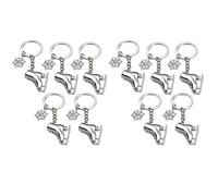 Kznifmk Paquete de 10 Patines de Hielo de de Nieve Regalo 3D Patinaje Zapato Regalo para Invierno