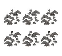 Kznifmk Paquete de 360 Bloques de Cemento Escala 1/12 Mini Ladrillos de HormigóN en Miniatura PequeñOs Accesorios para Casa de MuñEcas de Paisajismo