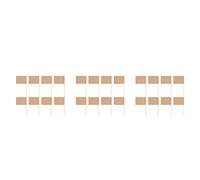 Kznifmk Paquete de 600 de Palillos de Dientes En, de Papel Kraft, Marcadores de Queso para Cupcakes, Alimentos, Frutas, Decoraciones para Fiestas