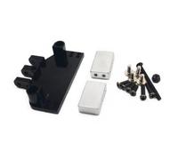 Kznifmk Para Mn86 Mn128 RC Piezas de Actualización de Coche Montaje Servo Varillas de Enlace Frontal Soporte Conjunto Accesorios Piezas Negro